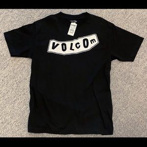 Black & White Volcom Stamp shirt.